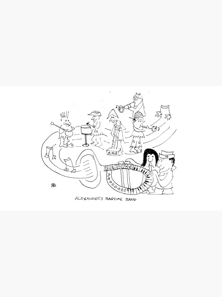 Thumbnail 6 of 6, Bucket Hat, Alexander's Ragtime Band designed and sold by bromfieldpen.