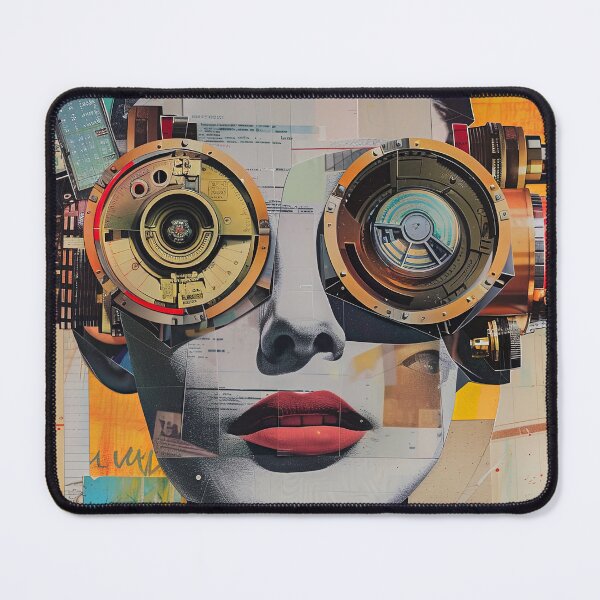 Item preview, ATOMPUNK COLLAGE ANDROID designed and sold by snuske01.