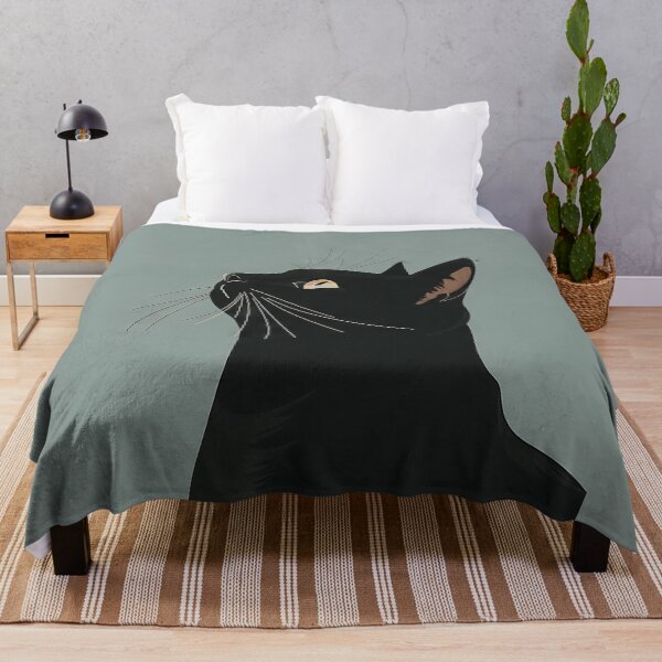 Item preview, Minimalist Black Cat Artwork designed and sold by Retrocranio.