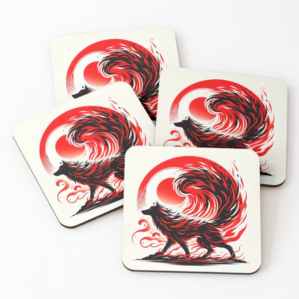 Item preview, Lava Fire Wolf, Ai Generated Art  designed and sold by ACC .