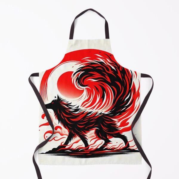 Item preview, Lava Fire Wolf, Ai Generated Art  designed and sold by ACC .