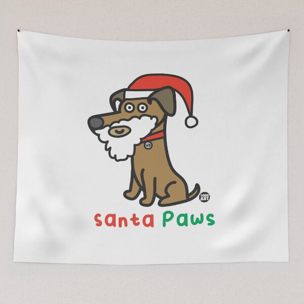 Item preview, WHADDUP DOG - SANTA PAWS designed and sold by TODD GOLDMAN.