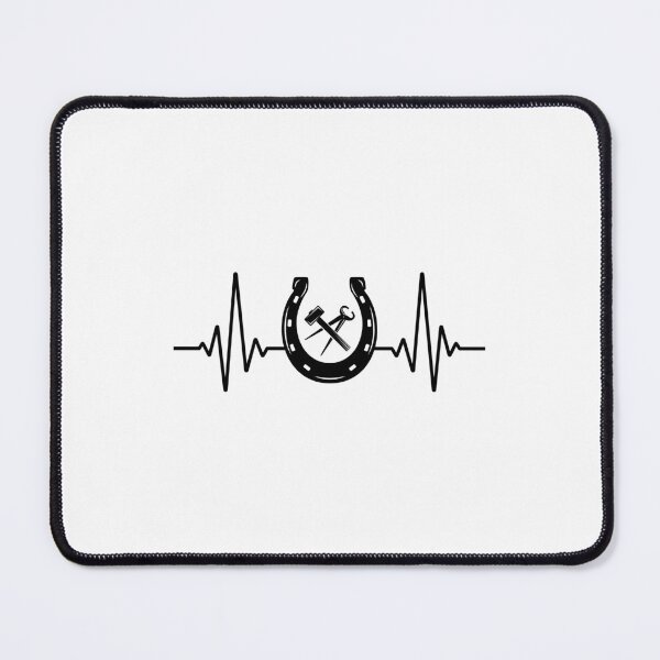 Item preview, Farrier Heartbeat Forging Horseshoe Farriers designed and sold by tshirtconcepts.