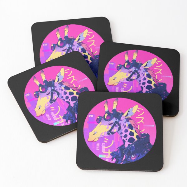 Item preview, Cyber Giraffe // Aesthetic Giraffe // Cool Animal // Cyber Animal // Future Animal Art // Animal Warrior // Animal Cute Art // Gaming Aesthetic stickers designed and sold by SMARTKIT  DESIGNAGENCY.