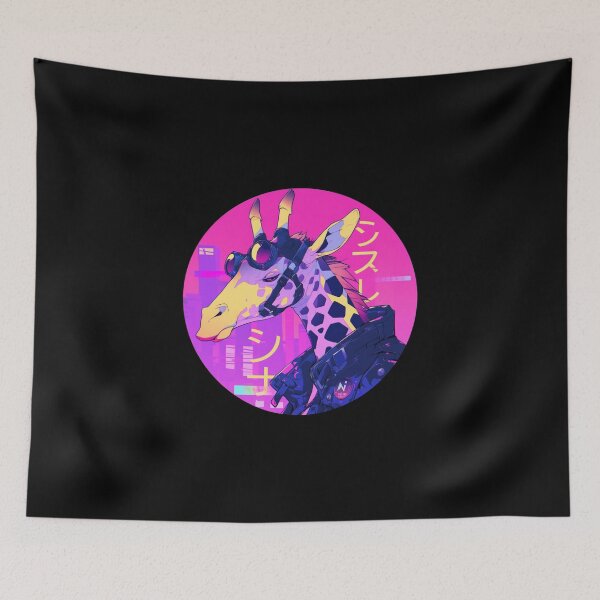 Item preview, Cyber Giraffe // Aesthetic Giraffe // Cool Animal // Cyber Animal // Future Animal Art // Animal Warrior // Animal Cute Art // Gaming Aesthetic stickers designed and sold by SMARTKIT  DESIGNAGENCY.