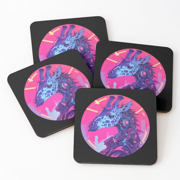 Item preview, Cyber Giraffe // Aesthetic Giraffe // Cool Animal // Cyber Animal // Future Animal Art // Animal Warrior // Animal Cute Art // Gaming Aesthetic stickers designed and sold by SMARTKIT  DESIGNAGENCY.