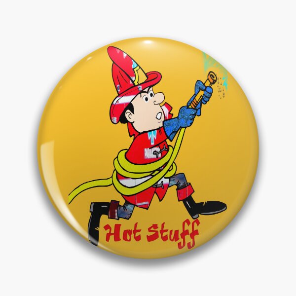 Item preview, Hot Stuff Firefighter Putting Out Fire designed and sold by kristalcurt.
