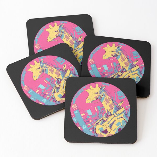 Item preview, Cyber Giraffe // Aesthetic Giraffe // Cool Animal // Cyber Animal // Future Animal Art // Animal Warrior // Animal Cute Art // Gaming Aesthetic stickers designed and sold by SMARTKIT  DESIGNAGENCY.