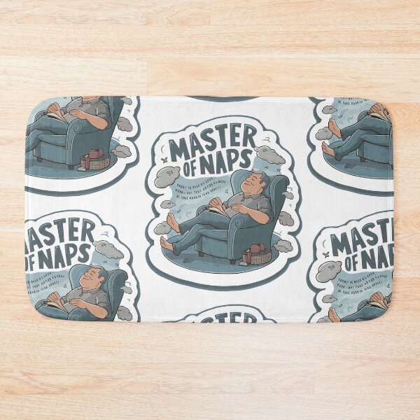 Item preview, Master of Naps: Father's Day Illustration Tribute to Dad's Relaxation Skills designed and sold by HahaHandlesHub.