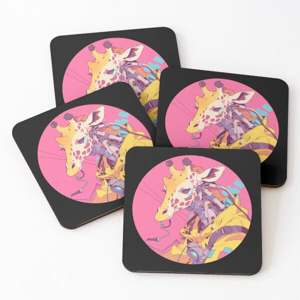 Item preview, Cyber Giraffe // Aesthetic Giraffe // Cool Animal // Cyber Animal // Future Animal Art // Animal Warrior // Animal Cute Art // Gaming Aesthetic stickers designed and sold by SMARTKIT  DESIGNAGENCY.