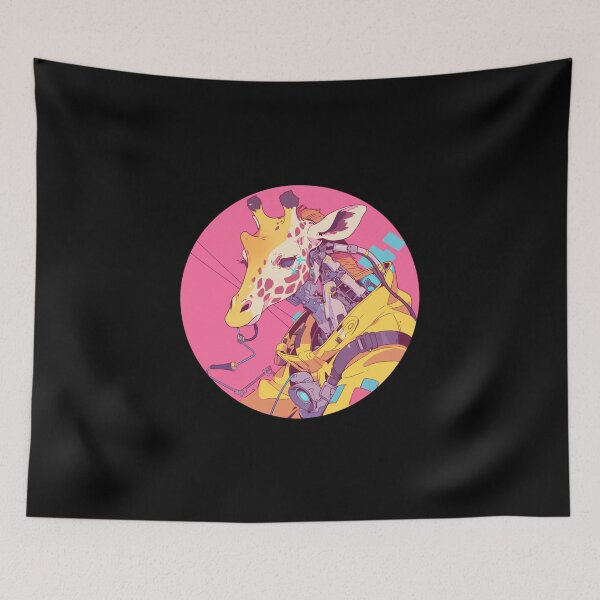 Item preview, Cyber Giraffe // Aesthetic Giraffe // Cool Animal // Cyber Animal // Future Animal Art // Animal Warrior // Animal Cute Art // Gaming Aesthetic stickers designed and sold by SMARTKIT  DESIGNAGENCY.