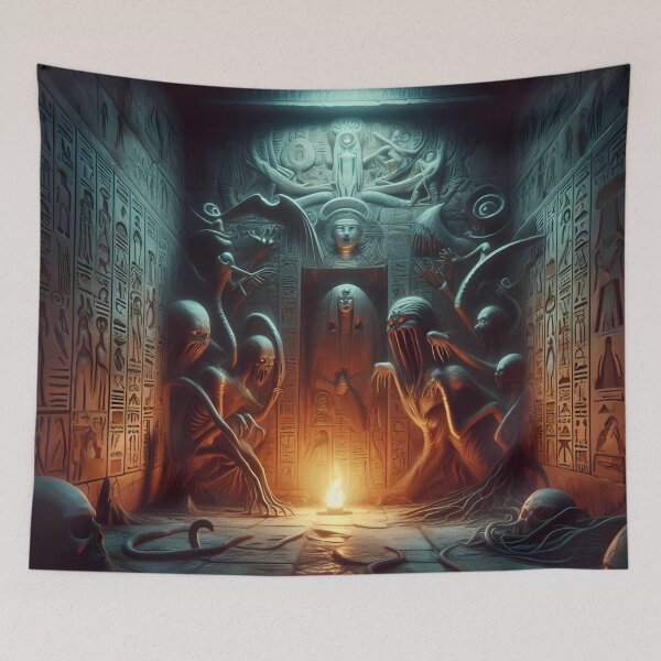 Item preview, The Enigmatic Corridor,A haunting yet captivating artwork designed and sold by aminz4.