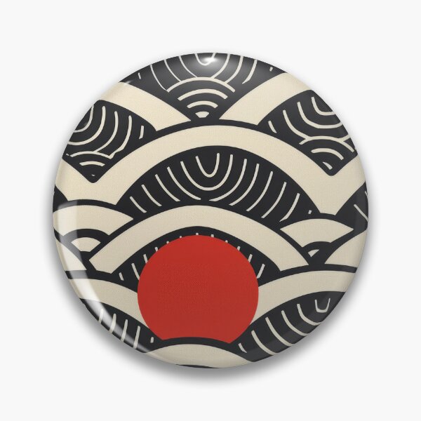Item preview, Optical Illusion Eye Pattern in Black and Red designed and sold by Retrocranio.