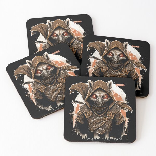 Item preview, Njnja raccoon designed and sold by nerdyrock.