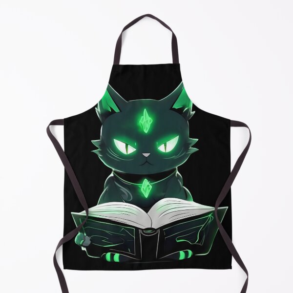 Item preview, Cool necromancer magic cat designed and sold by Merchattack.