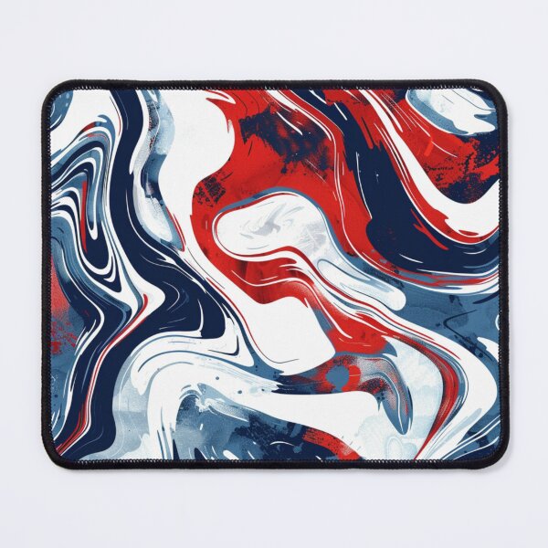 Item preview, Abstract Americana Smudge Pattern designed and sold by HippieShackAL.
