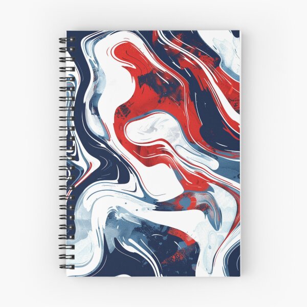 Item preview, Abstract Americana Smudge Pattern designed and sold by HippieShackAL.