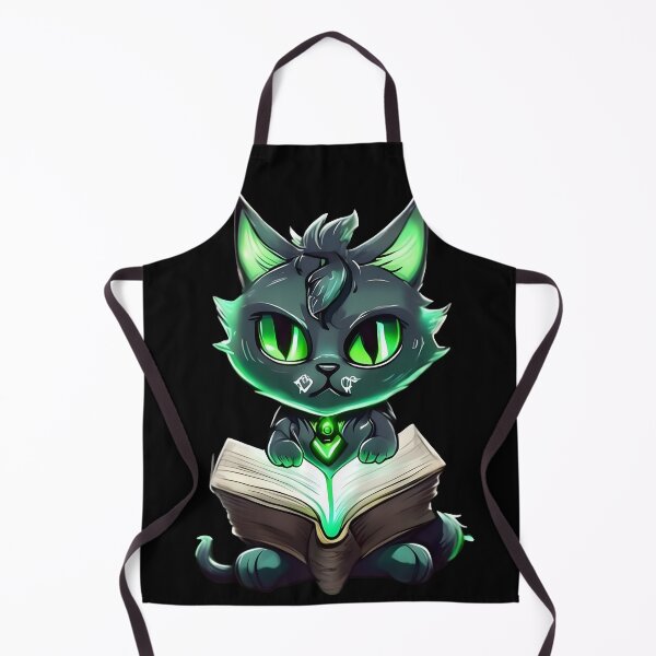 Item preview, Cool necromancer magic cat designed and sold by Merchattack.
