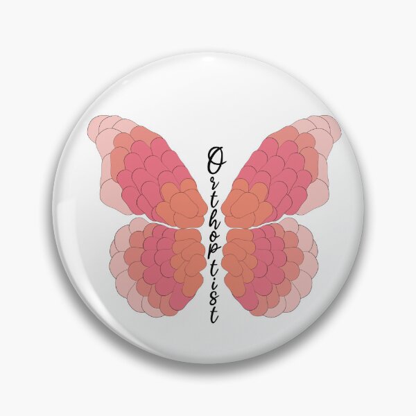 Item preview, Orthoptist Pink Butterfly designed and sold by Orthopchicks.