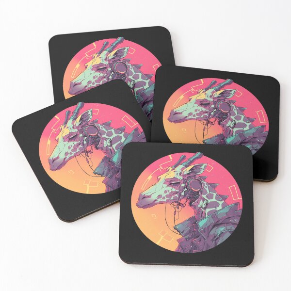 Item preview, Cyber Giraffe // Aesthetic Giraffe // Cool Animal // Cyber Animal // Future Animal Art // Animal Warrior // Animal Cute Art // Gaming Aesthetic stickers designed and sold by SMARTKIT  DESIGNAGENCY.