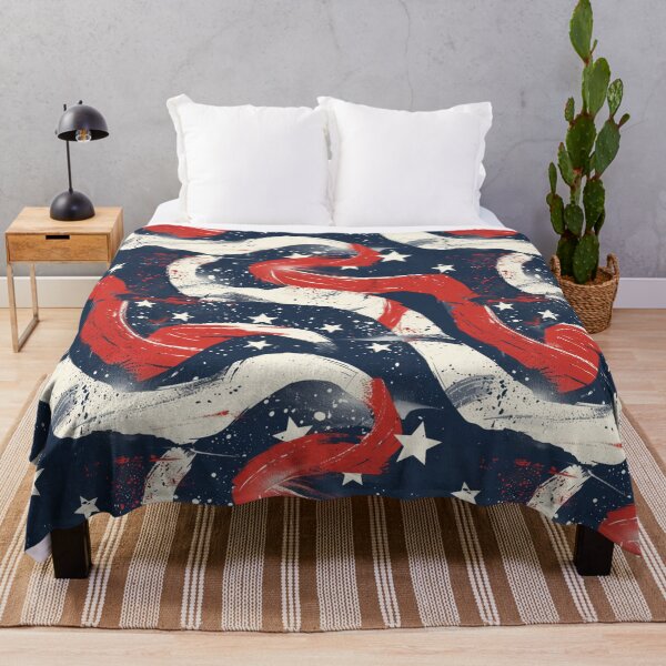 Item preview, Abstract American Flag Art designed and sold by HippieShackAL.