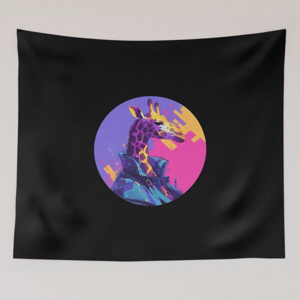 Item preview, Cyber Giraffe // Aesthetic Giraffe // Cool Animal // Cyber Animal // Future Animal Art // Animal Warrior // Animal Cute Art // Gaming Aesthetic stickers designed and sold by SMARTKIT  DESIGNAGENCY.
