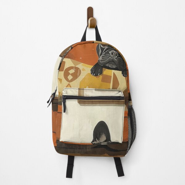 Item preview, Cheeky French Bulldog Peeking over Couch Cushion Illustration designed and sold by Retrocranio.