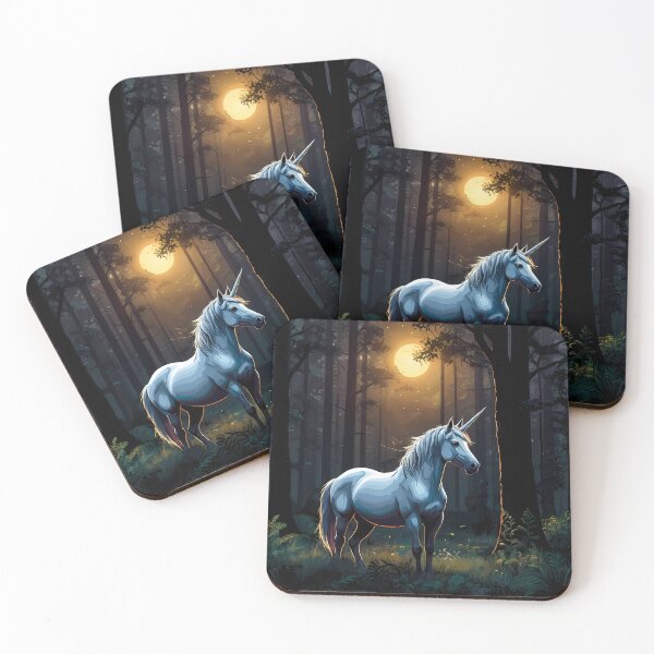 Item preview, Moonlit Unicorn designed and sold by AICreativeArts.