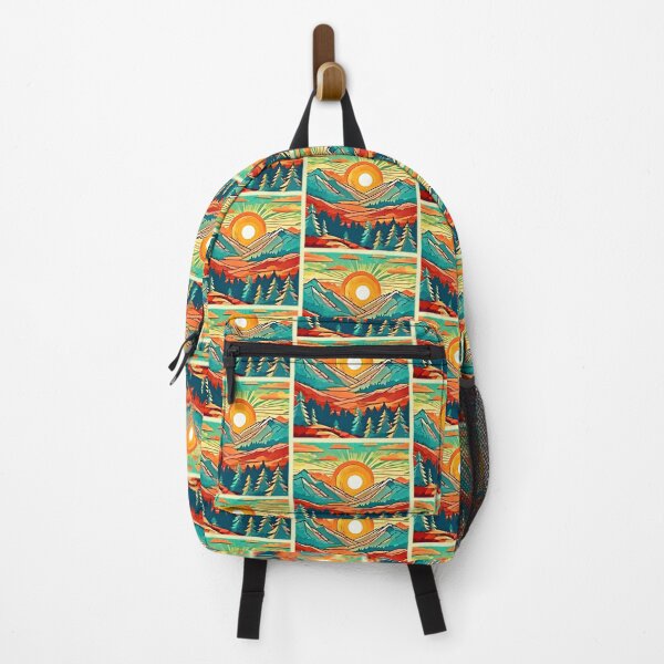 Item preview, Sunset Peaks: Pine Tip Cartoon designed and sold by Health And Fitness Posts e-Store.