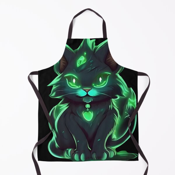 Item preview, Cool necromancer magic cat designed and sold by Merchattack.