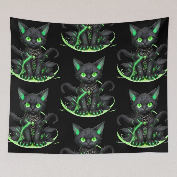 Item preview, Copy of Cool necromancer magic cat designed and sold by Merchattack.