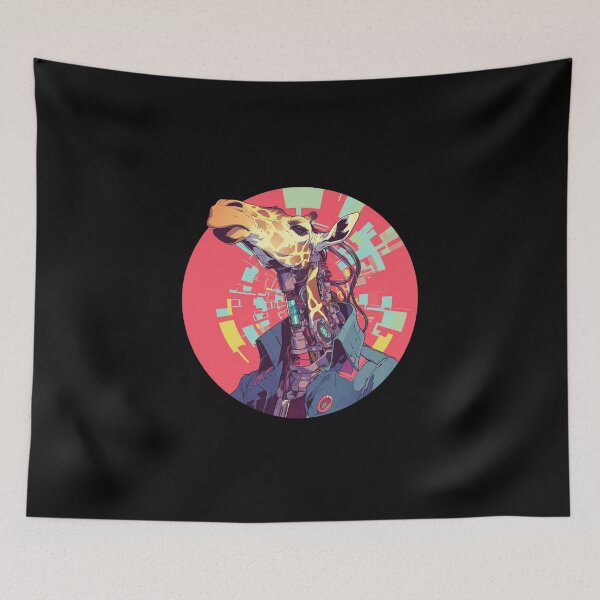 Item preview, Cyber Giraffe // Aesthetic Giraffe // Cool Animal // Cyber Animal // Future Animal Art // Animal Warrior // Animal Cute Art // Gaming Aesthetic stickers designed and sold by SMARTKIT  DESIGNAGENCY.