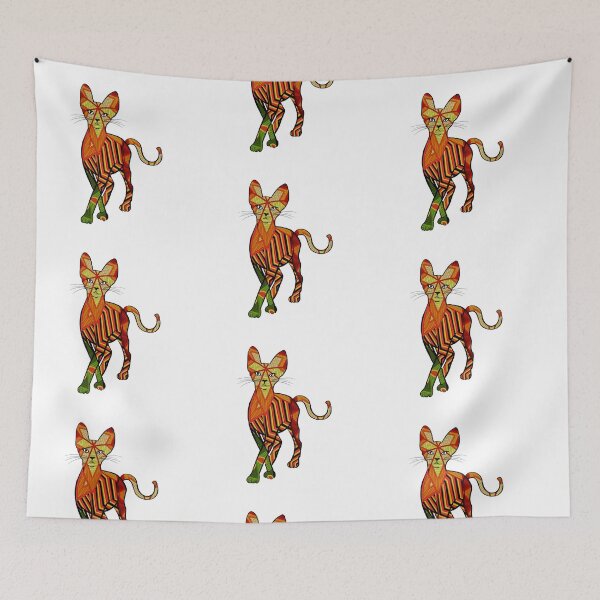Item preview, bright cat designed and sold by Tetiana Pohurska.