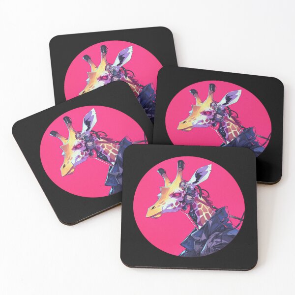 Item preview, Cyber Giraffe // Aesthetic Giraffe // Cool Animal // Cyber Animal // Future Animal Art // Animal Warrior // Animal Cute Art // Gaming Aesthetic stickers designed and sold by SMARTKIT  DESIGNAGENCY.