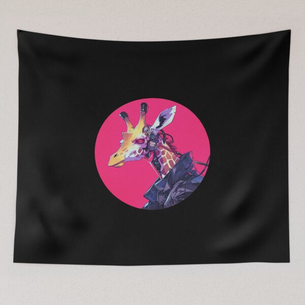 Item preview, Cyber Giraffe // Aesthetic Giraffe // Cool Animal // Cyber Animal // Future Animal Art // Animal Warrior // Animal Cute Art // Gaming Aesthetic stickers designed and sold by SMARTKIT  DESIGNAGENCY.