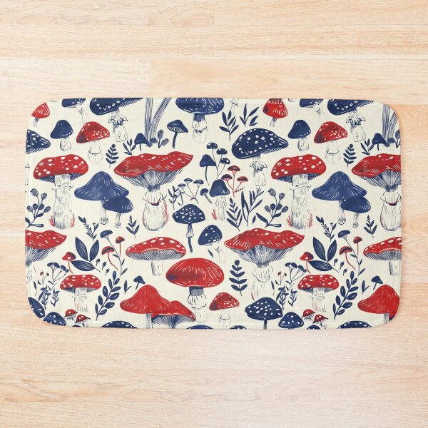Item preview, Cottage Core Patriotic Mushrooms designed and sold by HippieShackAL.