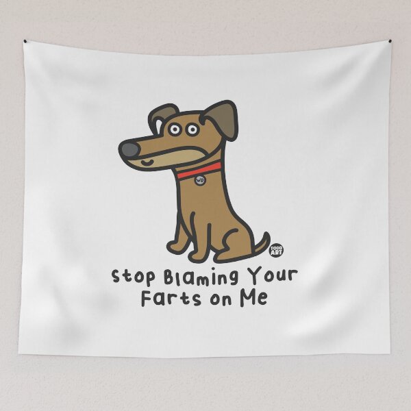 Item preview, WHADDUP DOG - STOP BALMING FARTS ON ME designed and sold by TODD GOLDMAN.