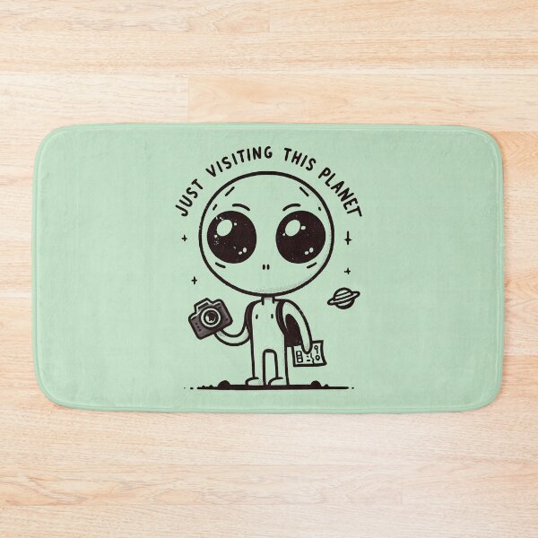 Item preview, Cute cartoon Alien Tourist.  designed and sold by Unitepeople.