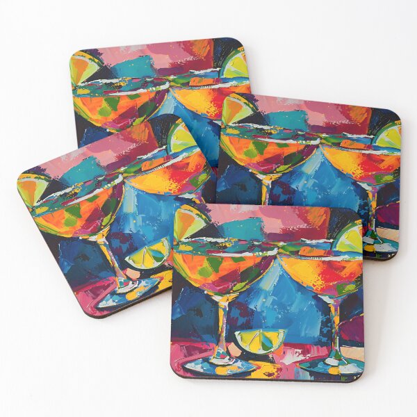 Item preview, Cinco de Mayo Margarita Fiesta Art- Cheers to Colorful Celebration! Abstract Vivid Colors Generative AI designed and sold by OlfactoART Studio.