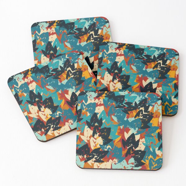 Item preview, Multicolored leaf pattern designed and sold by LP Drawing.
