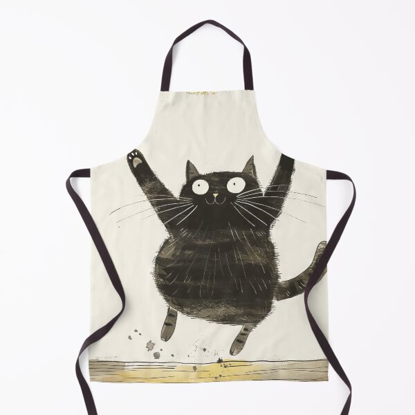 Item preview, Euphoric Flight: Black Cat Soaring with Joy designed and sold by Retrocranio.