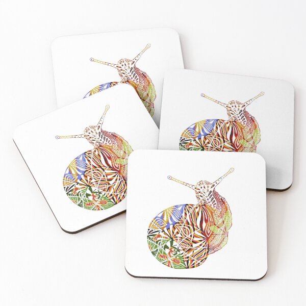 Item preview, colored snail designed and sold by Tetiana Pohurska.