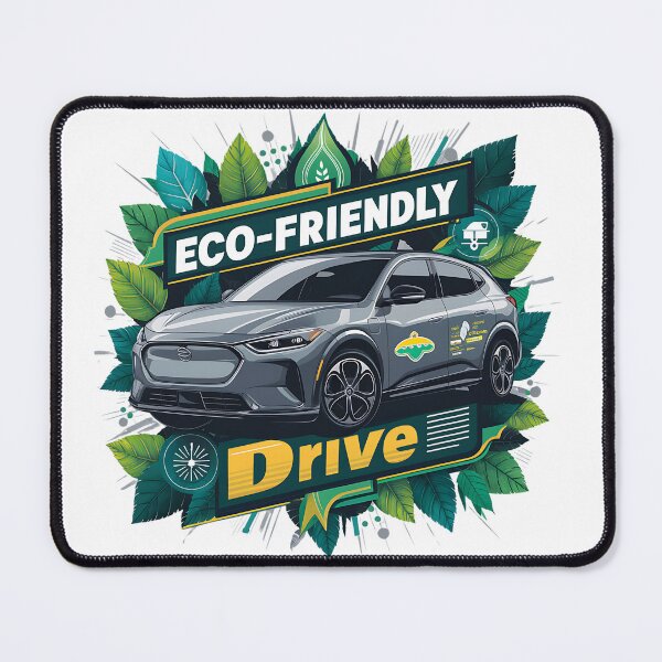 Item preview, Eco-Friendly Electric Car Campaign Design designed and sold by TrendyGraphTees.