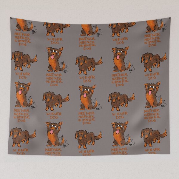 Item preview, Wiener Dog/Neener Neener Wiener Dog designed and sold by Kat Kuo.