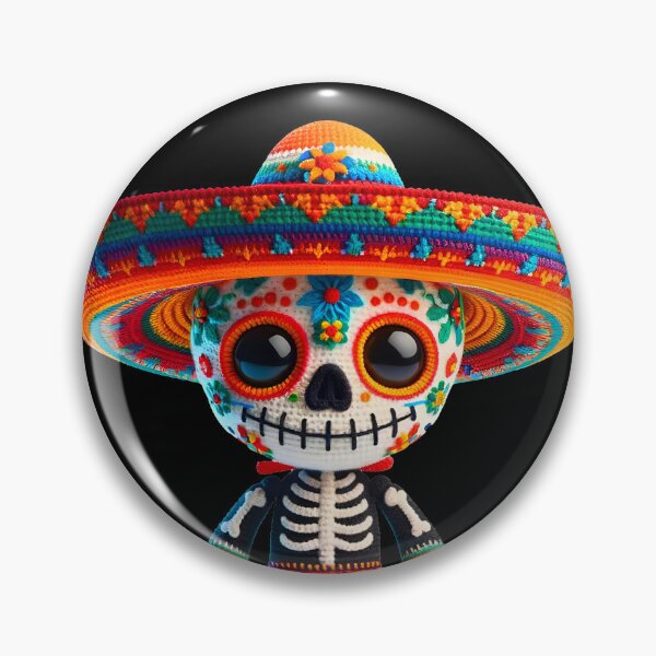 Item preview, Skeleton Amigurumi Cinco de Mayo Mexican Celebration designed and sold by SeGoArtDesign.