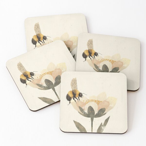Item preview, Bee's Bliss: Pollination in Progress Illustration designed and sold by Retrocranio.