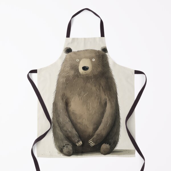 Item preview, Gentle Giant: A Serene Brown Bear Illustration designed and sold by Retrocranio.