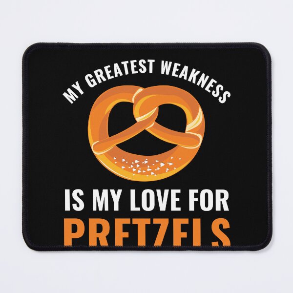 Item preview, My Love for Pretzels Funny Soft Pretzel designed and sold by BlueBerry-Pengu.