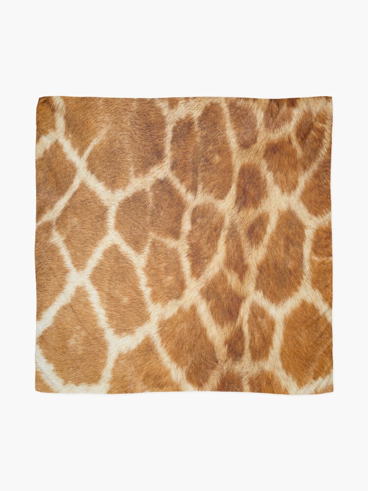 giraffe print scarf