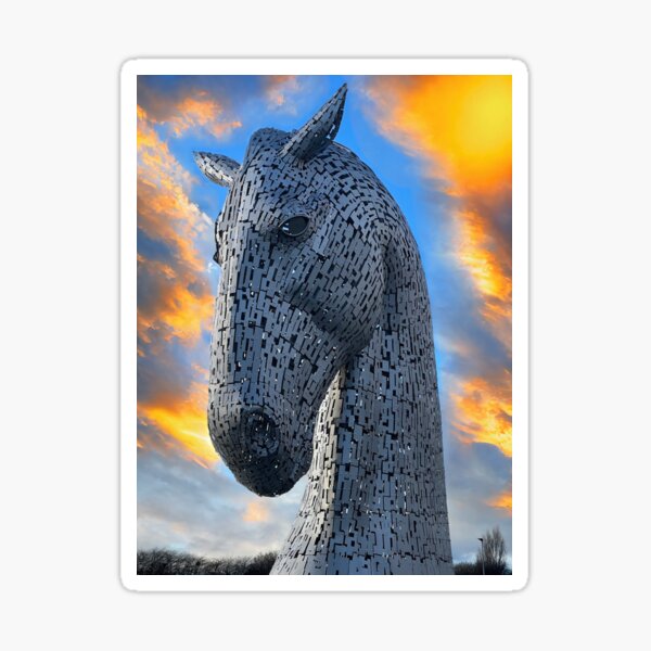 Item preview,  The Kelpies, the Helix , Falkirk , Scotland at sunset designed and sold by Photogold .